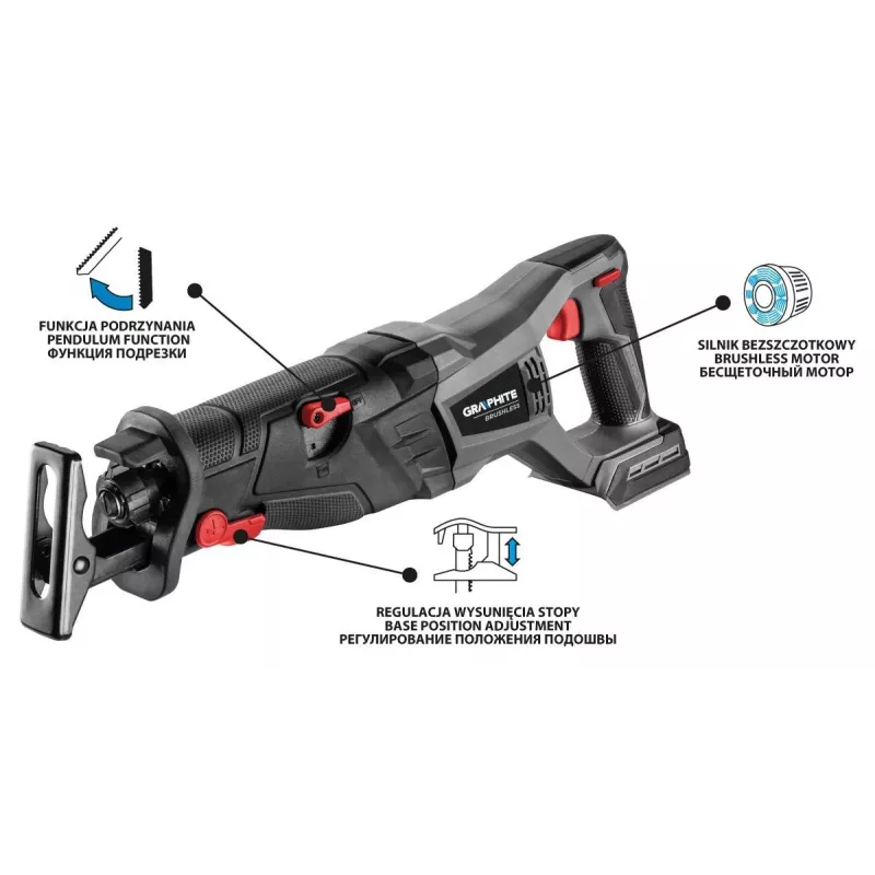 Graphite 58G096 power pole saw 2.64 kg