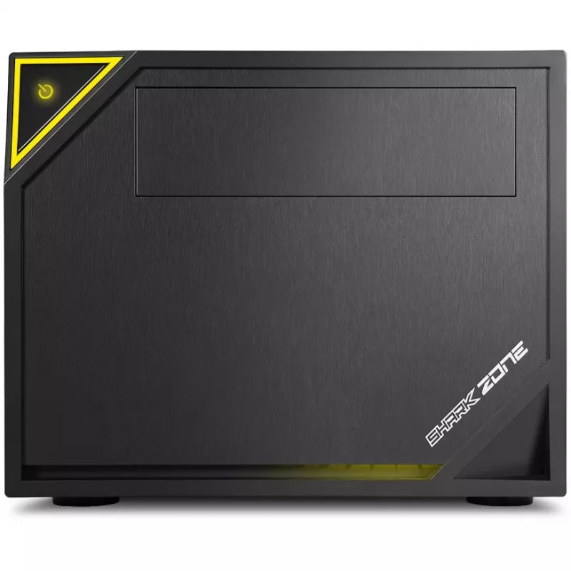 PC Case Sharkoon SHARK ZONE C10 Mini-ITX Black, Yellow