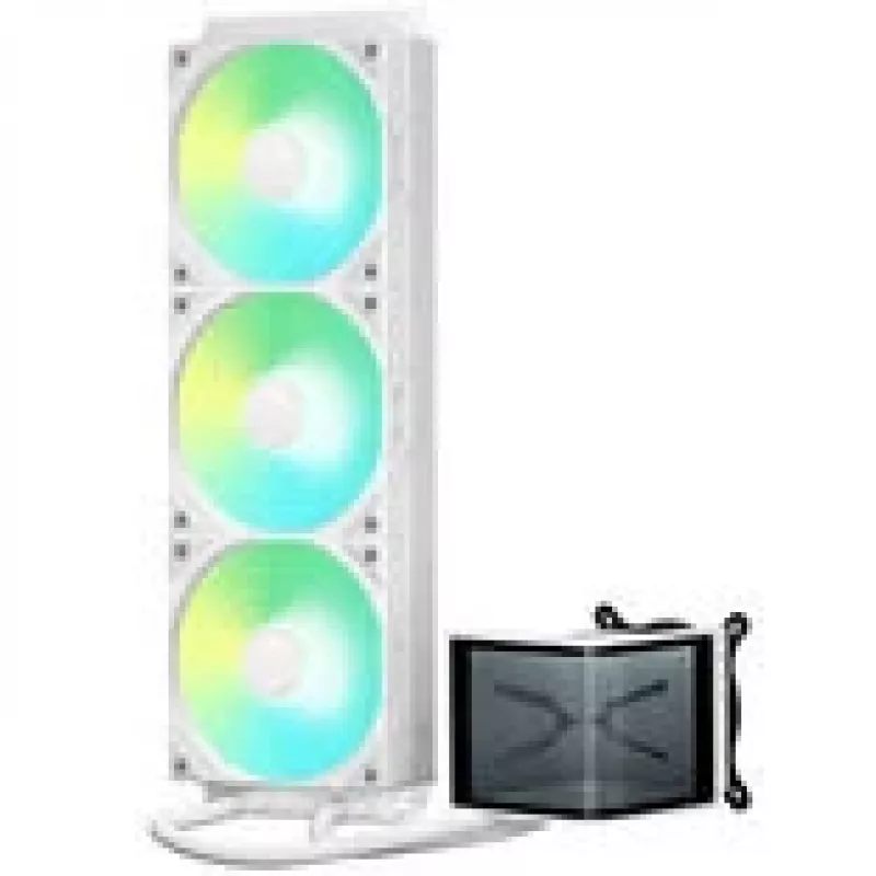 PHANTEKS Evolv X2 + TRYX PANORAMA SE ARGB Complete Liquid Cooling - White, 360mm