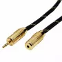 ROLINE GOLD 3,5mm Audio-Extension Cable Plug / Socket 5,0m (11.09.4755)