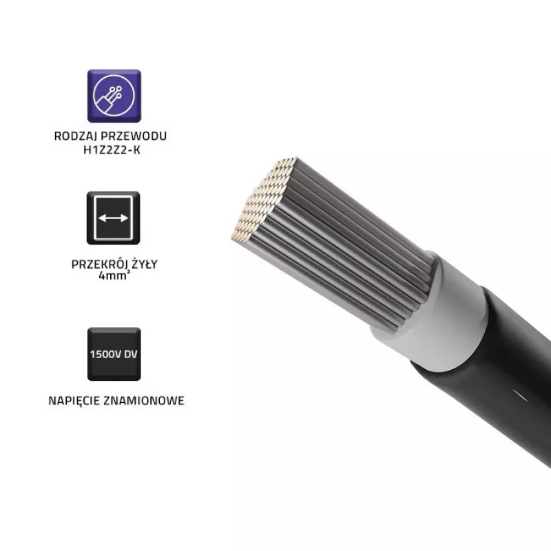 Solar cable QOLTEC 53851 4 mm² 100 m black