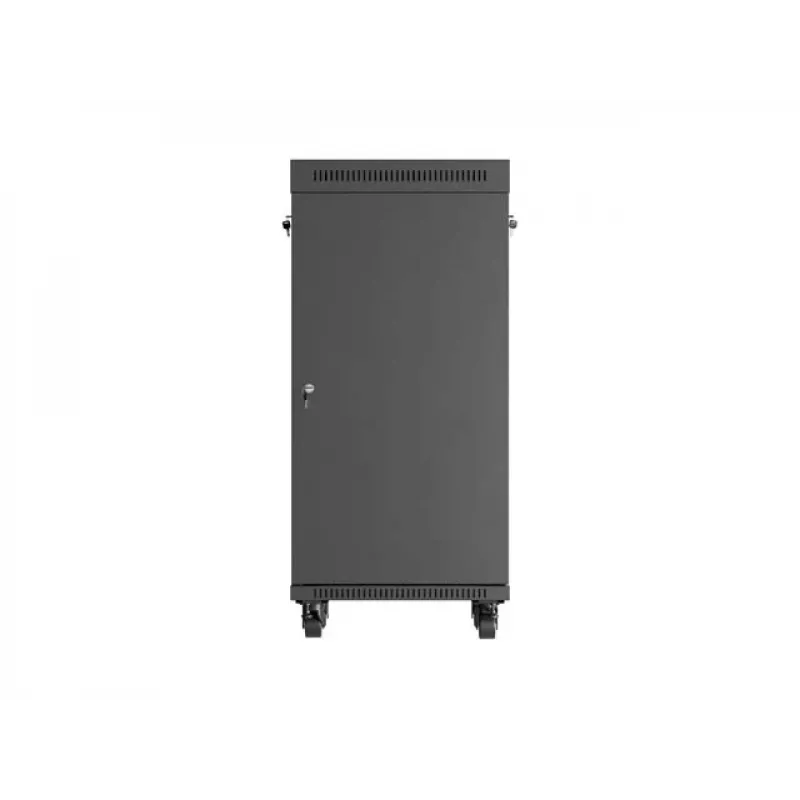Freestanding rack cabinet LANBERG FF01-6624-12BL 24U 19 inch 600×600 mm, IP20, 1200 kg, black