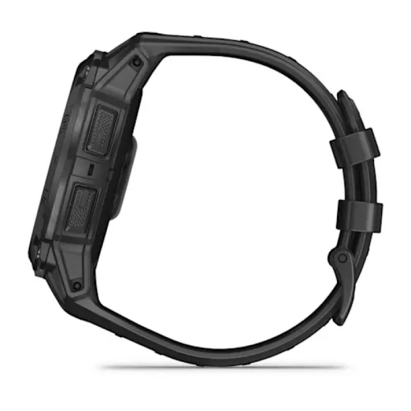 Smartwatch GARMIN Instinct — 45 mm, 3.05 cm (1.2 inch) AMOLED 390×390 Touchscreen, 4 GB, GPS, Silicone Band Black, 53 g