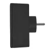 Power splitter MACLEAN MCE249 F/B — 2 AC sockets (16A + 6A) with 2×USB-A and 2×USB-C PD 20W, EU plug, black