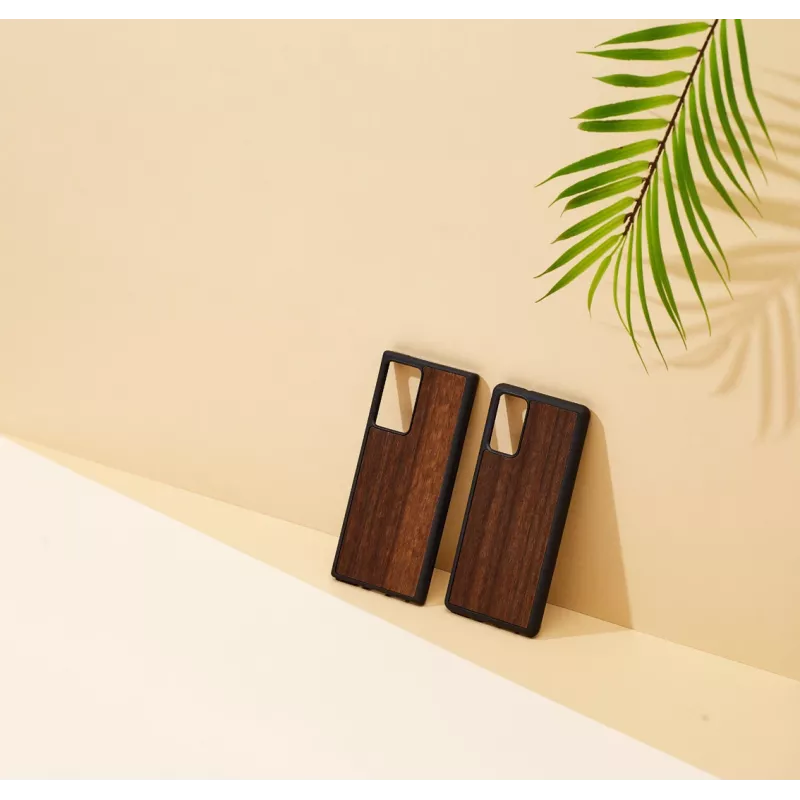 Smartphone case man and wood Galaxy Note 20 black koala