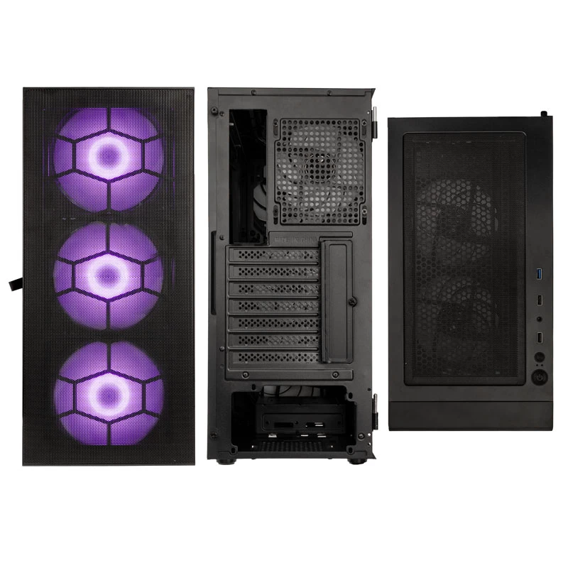 Kolink Observatory HF Plus Mesh ARGB Midi-Tower - black