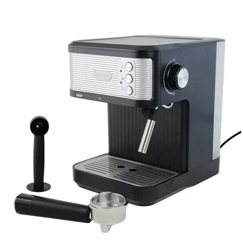 Espresso coffee machine ESPERANZA EKC011 — 1.8 L water tank, 850 W, 20 bar, touch control, milk frother
