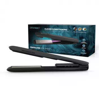 Hair straightener Revamp ST-1850BK-EU with ionic shine function, black
