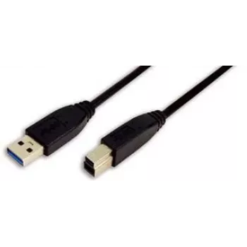 Logilink - USB Cable - 9-pin USB Type A (M) - 9-pin USB Type B (M) - 3 m (USB 3.0) (CU0025)