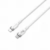 HYPER HyperJuice 240W Silicone USB-C to USB-C Cable (3ft/1m) - White