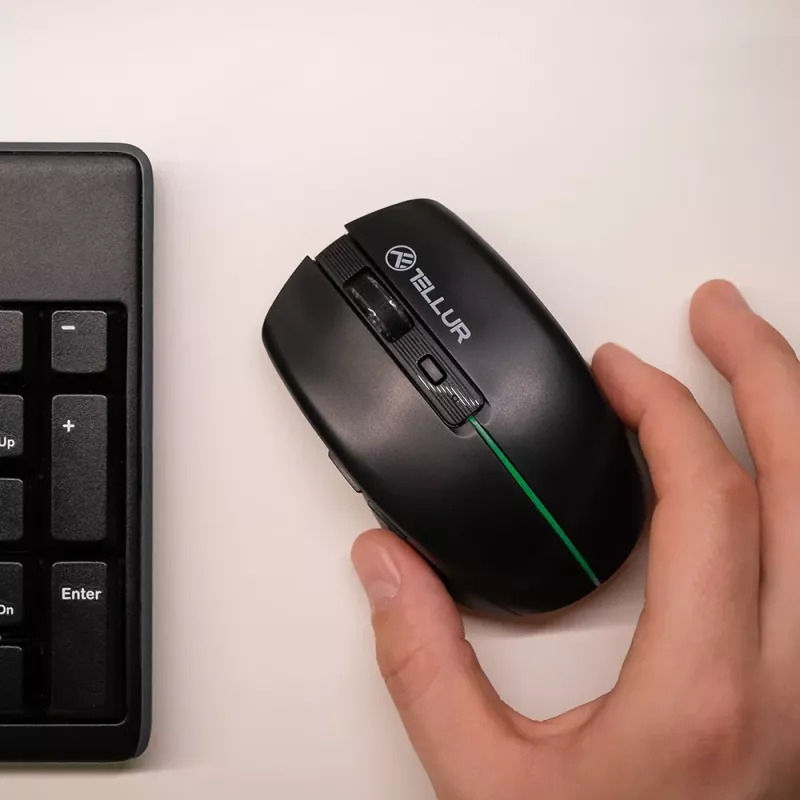 Tellur Silent Click Wireless Mouse Black