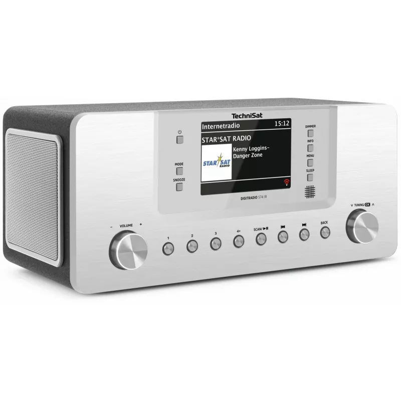 TechniSat DigitRadio 574 IR - Audiosystem - 2 x 5 Watt - Silver (0001/2951)