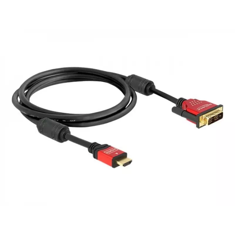 HDMI - DVI Cable DeLOCK 84342 1.8m male / male