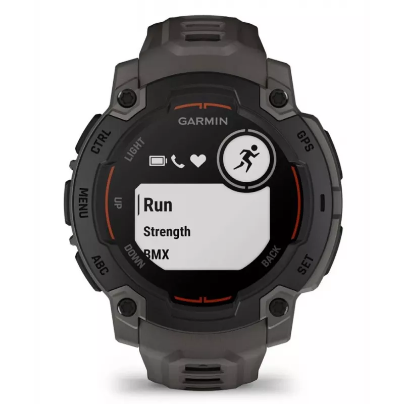 Garmin Instinct E 2.29 cm (0.9) MIP 45 mm Digital 176 x 176 pixels Black GPS (satellite)