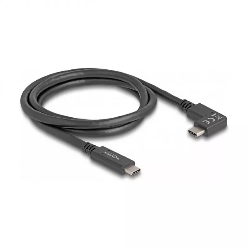USB cable DeLOCK 80037 1 m USB C Black