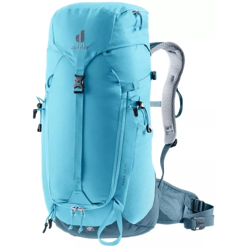 Backpack DEUTER Trail 22 SL women's hiking rucksack, 22 L, lagoon-atlantic, polyester, 990 g