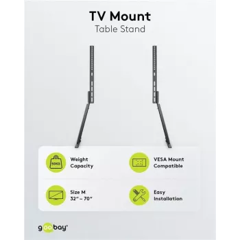 Goobay 58525 TV-Holder 177,8 cm (70 ) Black (58525)