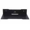 Wall shelf for decoder MACLEAN MC-122, steel, black, max load 5 kg, hole spacing 219 mm