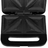 Sandwich maker Adler AD 3076 — 1000 W compact countertop sandwich press, black/silver
