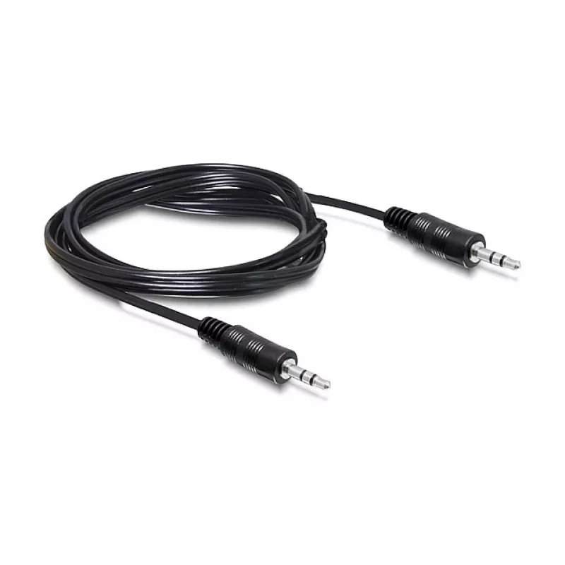 Audio cable DeLOCK 84438 5m 3.5mm Male to Male Black