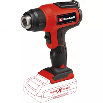 Power X-Change Battery Hot Air Gun TE-HA 18 Li-Solo, 18Volt, Hot Air Blower Red/black, without Battery and Charger