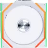 120mm Lian Li UNI FAN SL-INF Wireless ARGB PWM — White, modular magnetic fan system