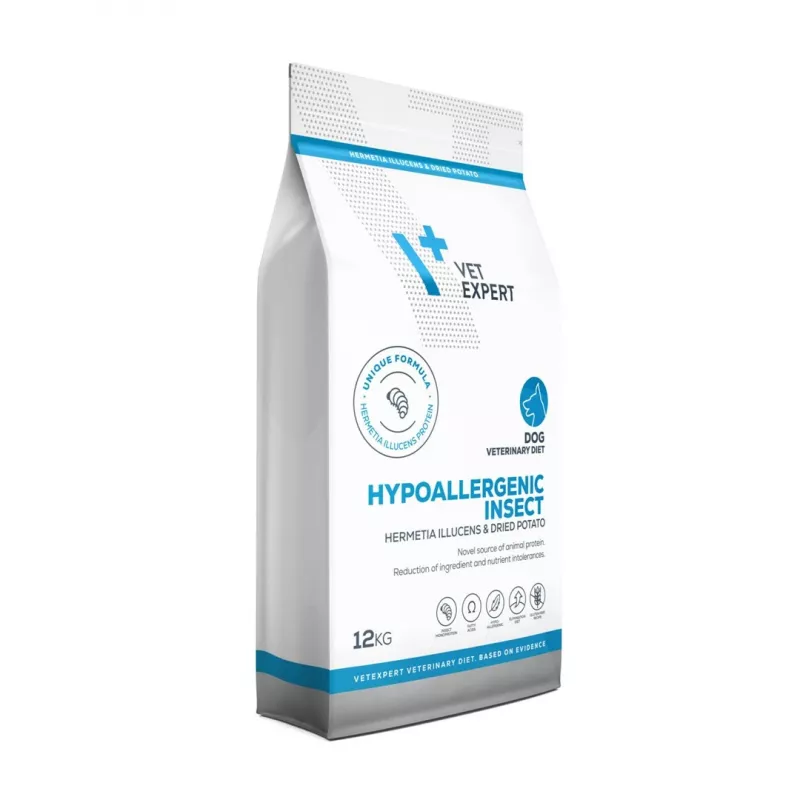 VET EXPERT Veterinary Diet Hypoallergenic Insect Dog - dry dog food - 12 kg