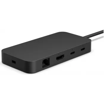 Docking station Microsoft Surface USB4 Dock Wired Black — compatible Surface devices, wired USB4 connectivity