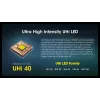 Hand flashlight Nitecore MH12 Pro Black LED 3300 lm USB-rechargeable 5300 mAh, aluminum, 138.5 mm, 81.5 g, waterproof 2 m