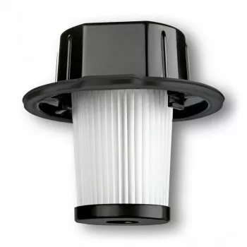 HEPA H12 filter for Karcher cylinder vacuums, compatible replacement (MPN 2.863-301.0), black technopolymer, 1 pc