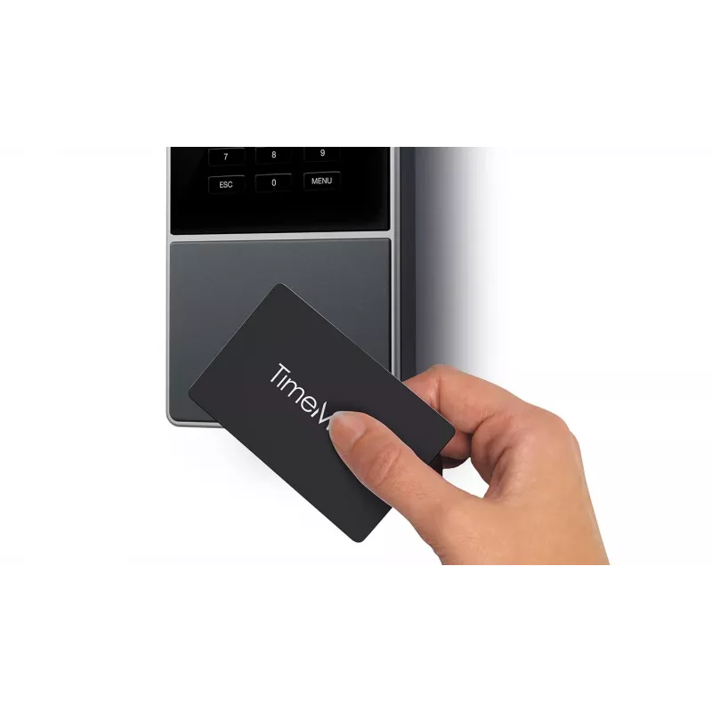 Time Card Machine Safescan 125-0586 Black Fingerprint Password Smart Card