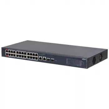 Dahua Technology Managed L2 Gigabit Ethernet (10/100/1000) Power over Ethernet (PoE) Black