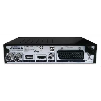 Set-top box ESPERANZA EV106R cable tuner DVB-T2 / HEVC H.265, HDMI, USB, PVR, Dolby Digital, 174–790 MHz, black