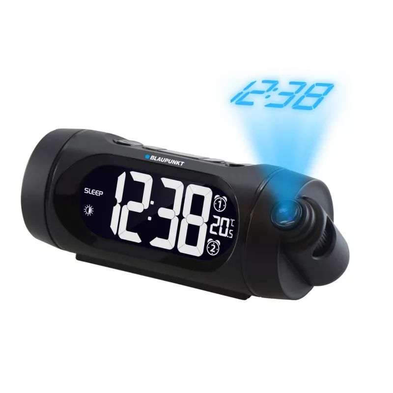 Clock Radio Blaupunkt CRP9BK, FM PLL, Projector, USB Chargin, Temperature Inside (CRP9BK)