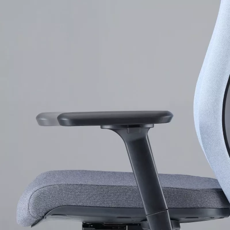 Up Up Athene ergonomic office chair Black, Grey + Blue fabric