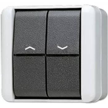 JUNG Wipp-blind switch 839VW WG800 IP44 push button 1pol. 839VW (839VW)
