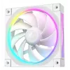12 cm case fan DeepCool FL12 WH — 3-pack, 120×120×25 mm, 2150 RPM, 55 CFM, Fluid Dynamic Bearing, PWM, multi-LED, 4-pin