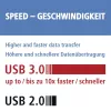 Hama 123900 card reader USB 3.2 Gen 1 (3.1 Gen 1) Black, Silver