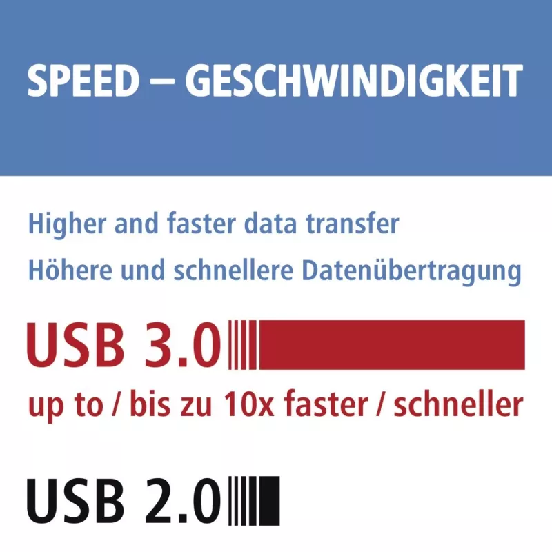 Hama 123900 card reader USB 3.2 Gen 1 (3.1 Gen 1) Black, Silver