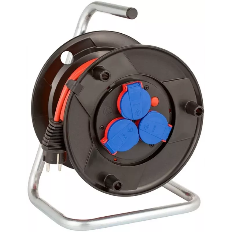 Cord reel Brennenstuhl 1098530001 20 m Black Plastic