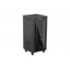 Freestanding rack cabinet LANBERG FF01-6624-12BL 24U 19 inch 600×600 mm, IP20, 1200 kg, black