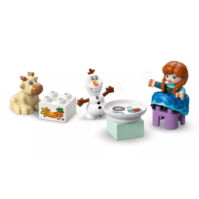 Construction toy LEGO DUPLO 10455 Disney Anna and Elsa's Ice Palace Party — DUPLO set, 54 pieces, 4 minifigures, age 2+