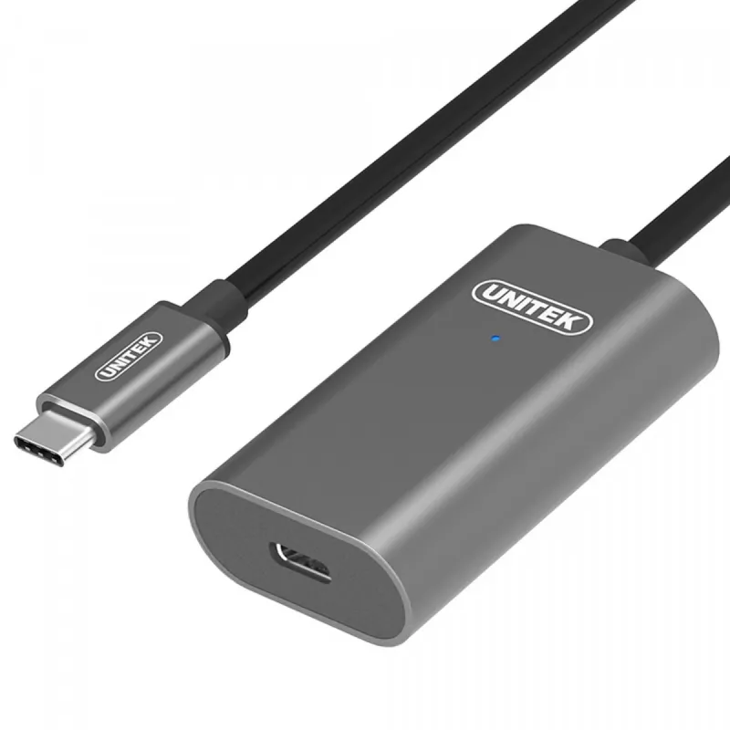 USB Cable UNITEK U305A 5m USB 3.2 Gen 1 USB C Grey