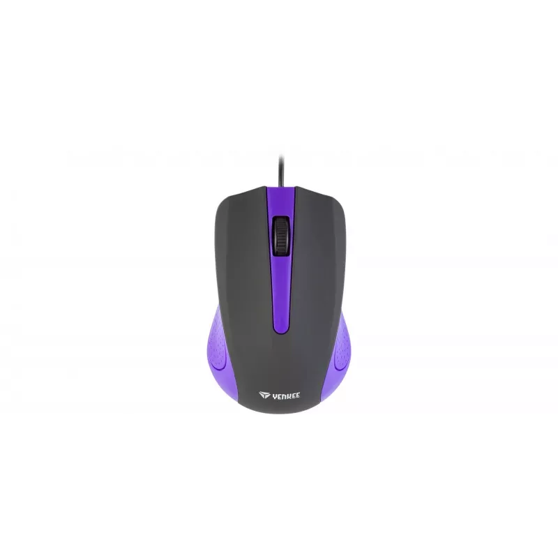 USB wired mouse, 3 buttons, rubberized surface