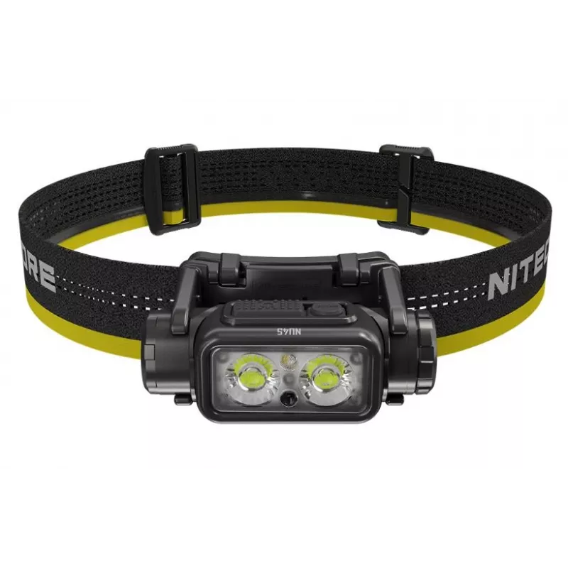 Headband flashlight Nitecore NU45 1700 lm LED Black IP68