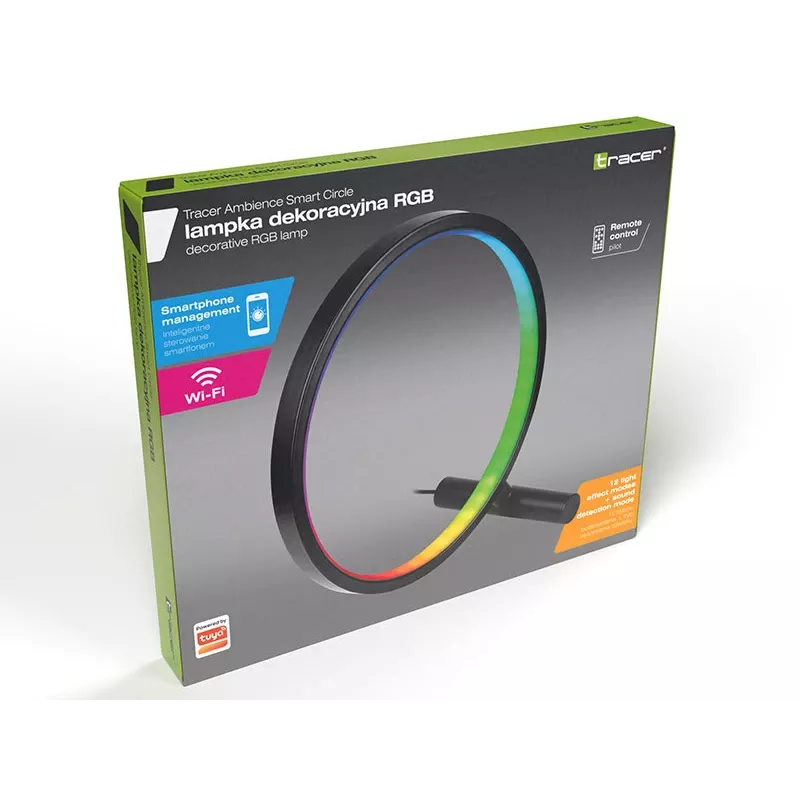 Table lamp TRACER Ambience Smart Circle LED RGB — decorative smart LED circle