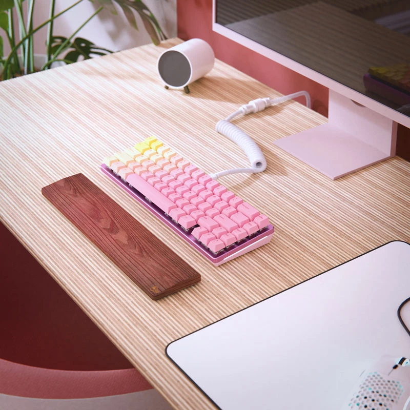 Glorious GPBT Keycaps Pink Grapefruit Forge