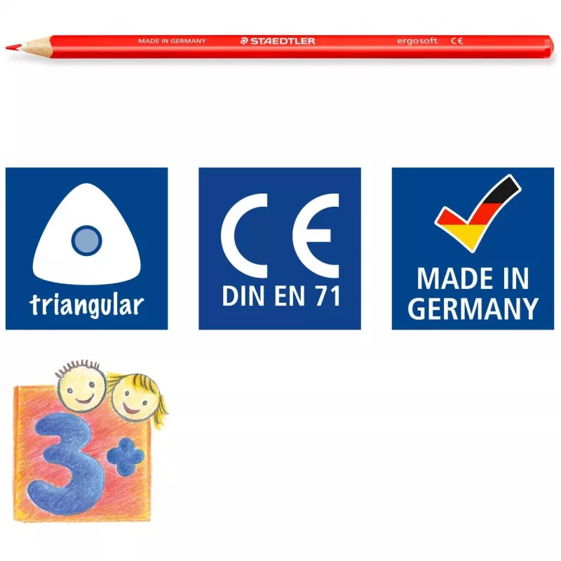 Colored Pencils Staedtler Ergosoft 157 Multicolour 36 pc(s)