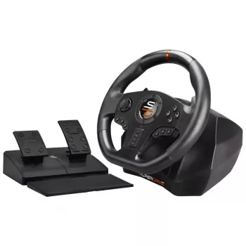 Subsonic SA5595-PC Gaming Controller Black USB Steering Wheel + Pedals