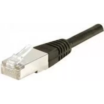 Networking Cable Dexlan 858375 Black 0.5m Cat6a S/FTP
